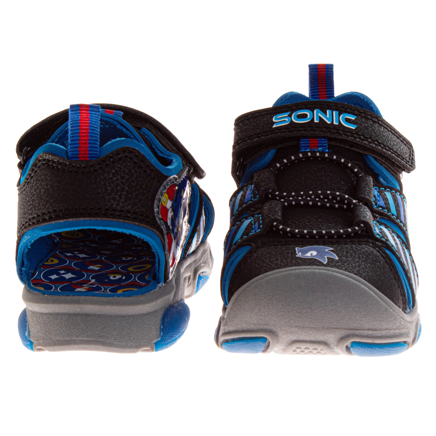 Sonic the Hedgehog & Tails Boys Hook and Loop Sport Sandals (Toddler)