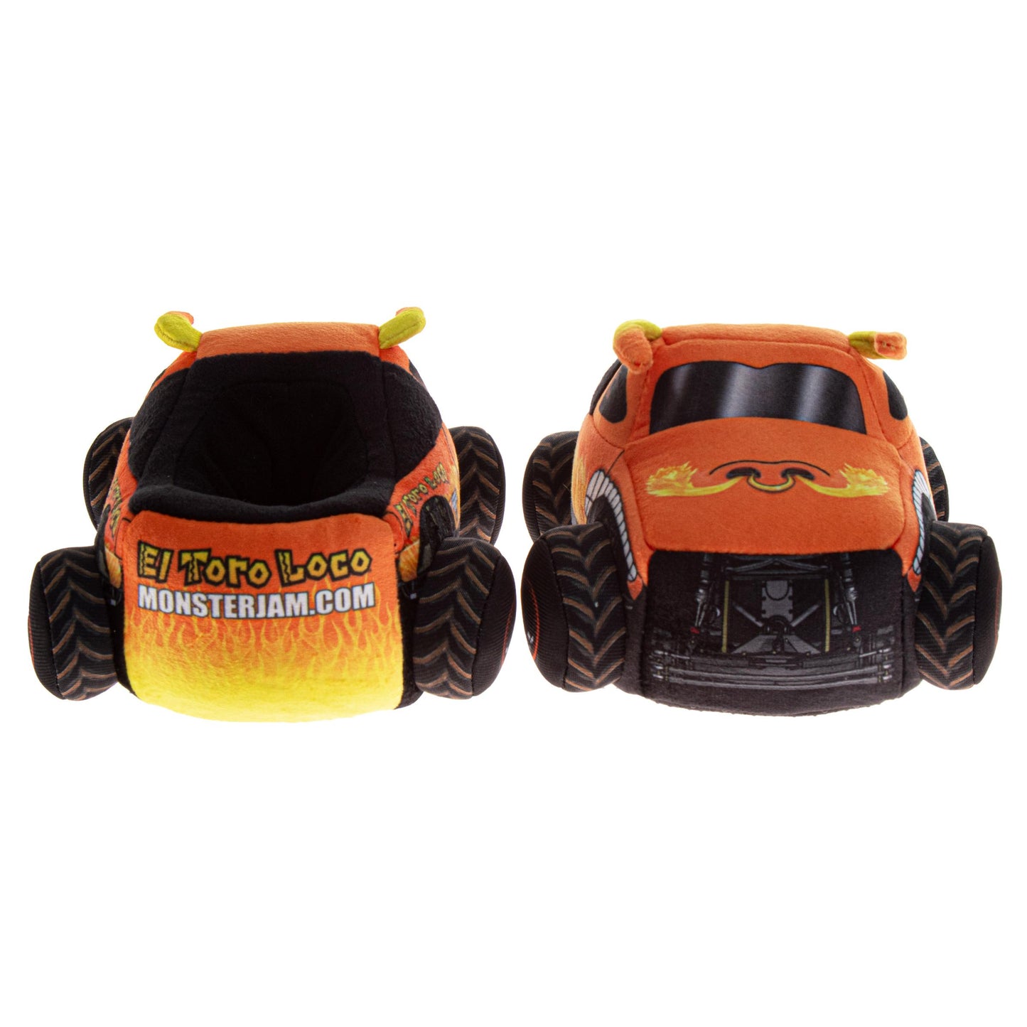 Monster Jam El Toro Loco Kids 3D Slip-On Slippers Dual Sizes (Toddler / Little Kid)