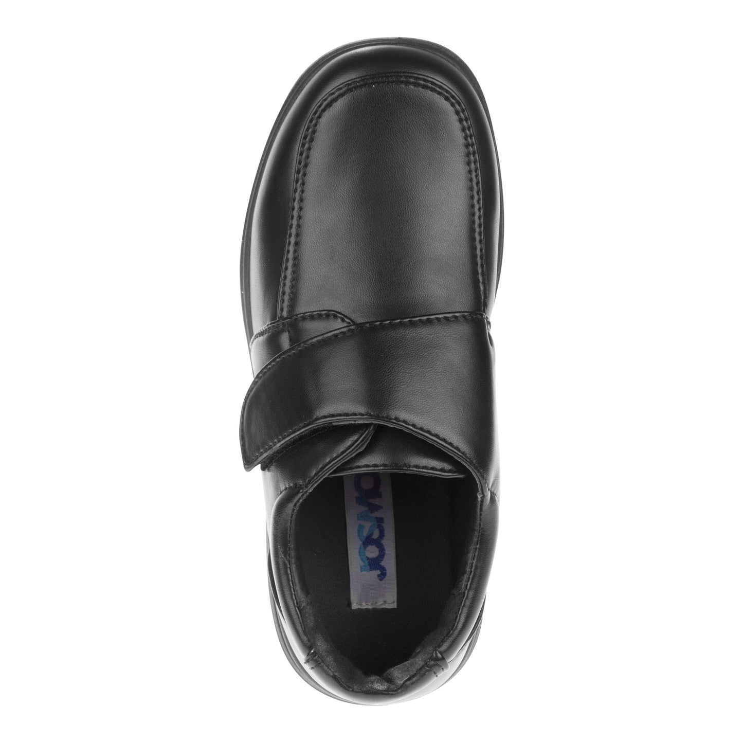 Josmo Classic Hook & Loop School Shoes Boys'  Easy Hook & Loop School Uniform Durable Everyday Wear Comfort Fit (Big Kid)
