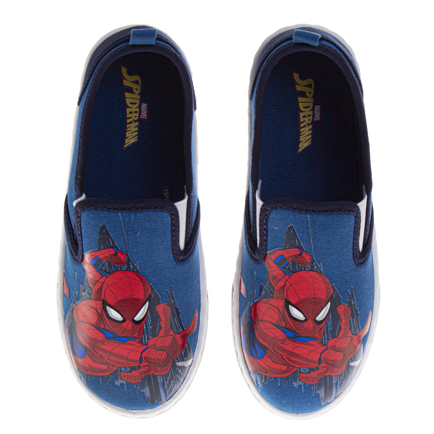 Spider-Man Boys Slip-On Canvas Sneakers (Big Kid)