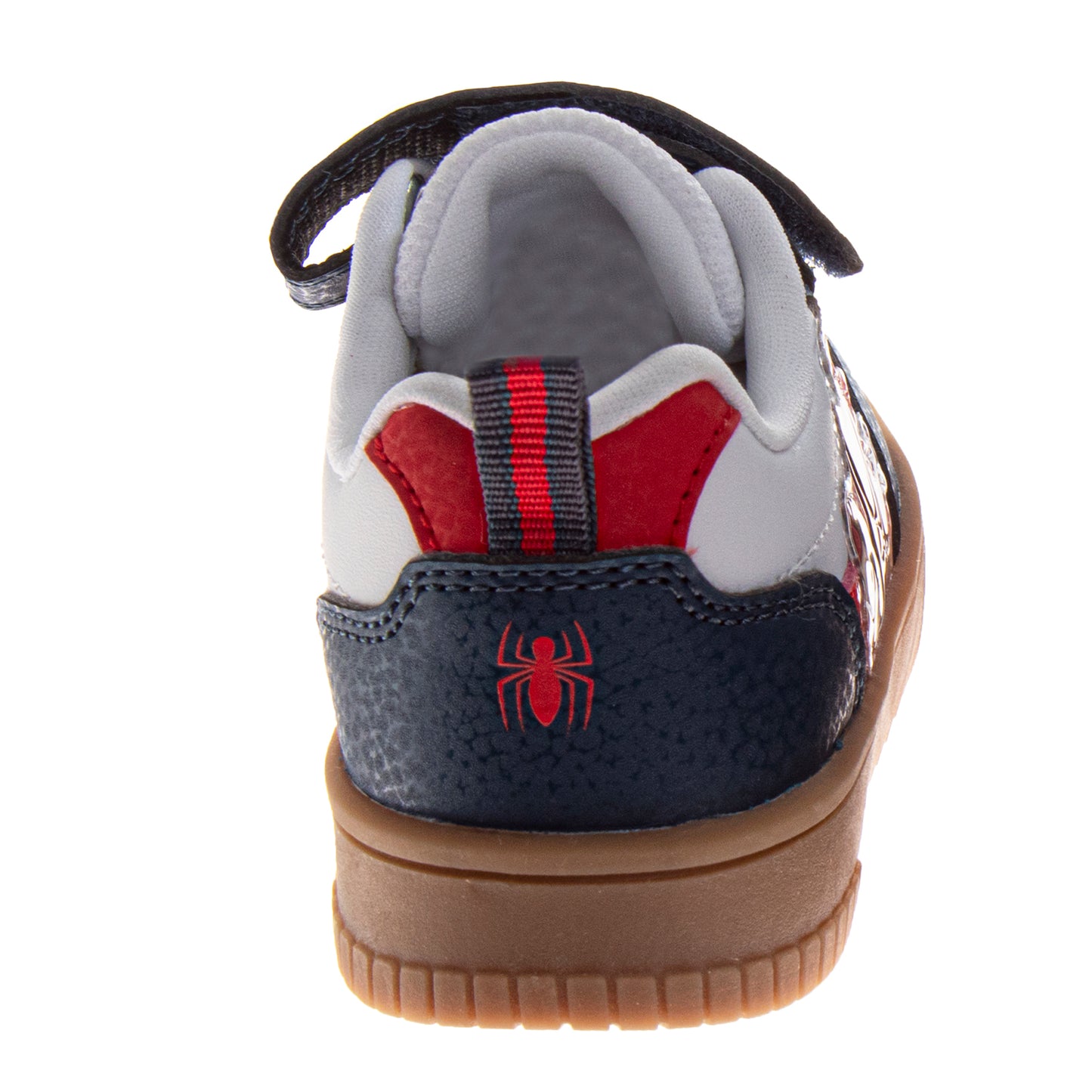 Marvel Spiderman Design Court Sneakers Boys  WebSlinger Durable Rubber Sole Athletic Support Hook and Loop Active Play (Toddler / Little Kid)