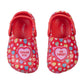 Sweethearts Conversation Hearts Clogs Girls  Adorable Comfort Stylish Easy SlipOn Water Friendly (Toddler)