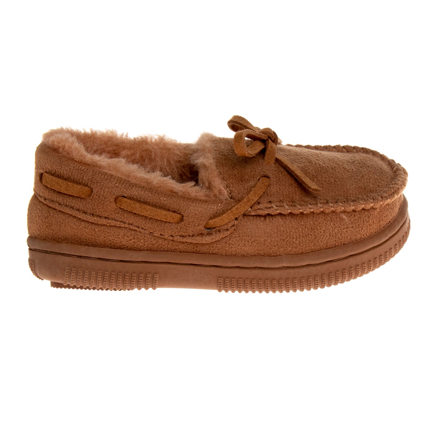 Beverly Hills Polo Club Moccasins Slippers Boys  Classic Fuzzy Lining Cozy Indoor/Outdoor Sole SlipOn (Little Kid / Big Kid)