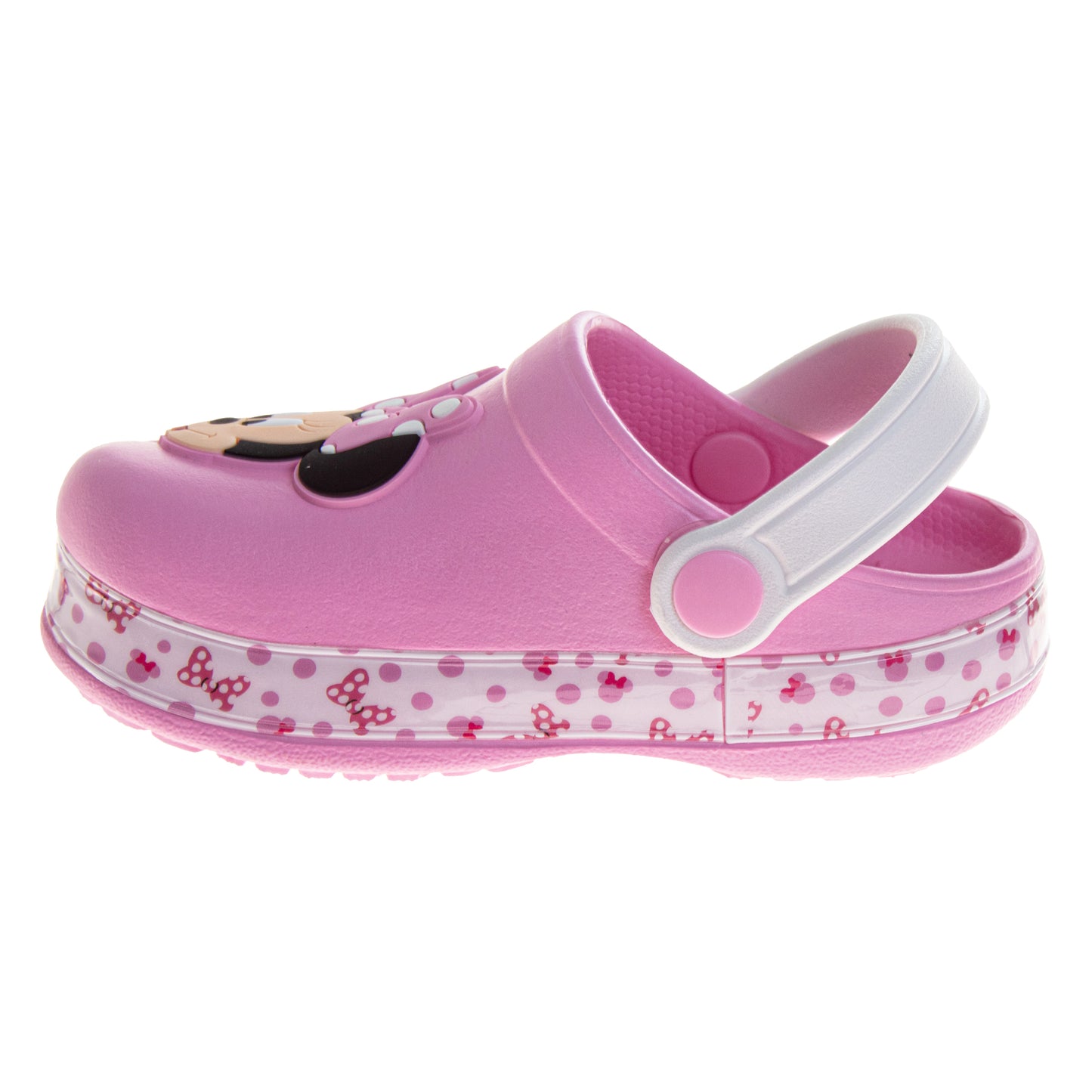 Minnie Mouse Girls Slip-On Clogs with Back Strap (Toddler)