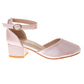 Laura Ashley Low Heeled Dress Shoes Girls'  Elegant Stylish Formal Wear Comfort Fit Easy On/Off (Little Kid / Big Kid)