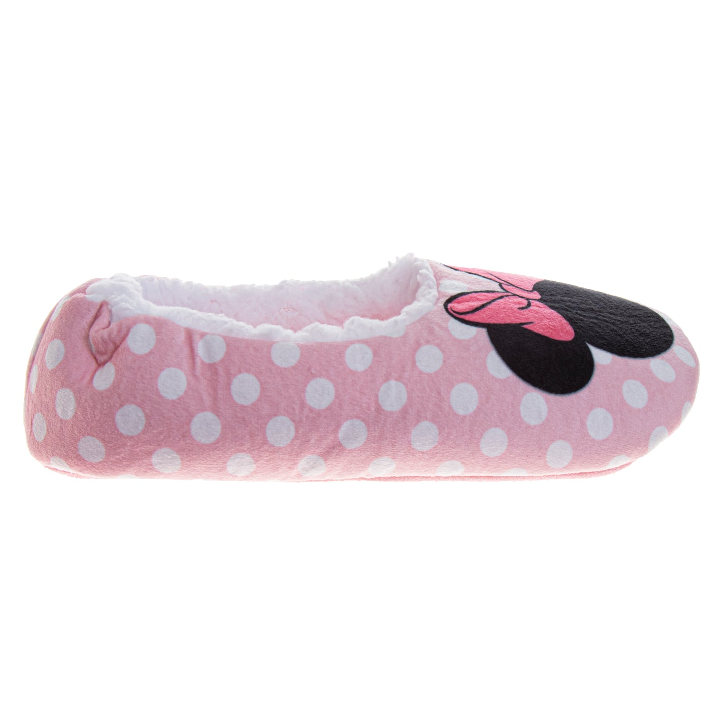 Disney Minnie Mouse Slippers for Girls  Plush NonSlip Warm Indoor Comfortable (Toddler / Little Kid)