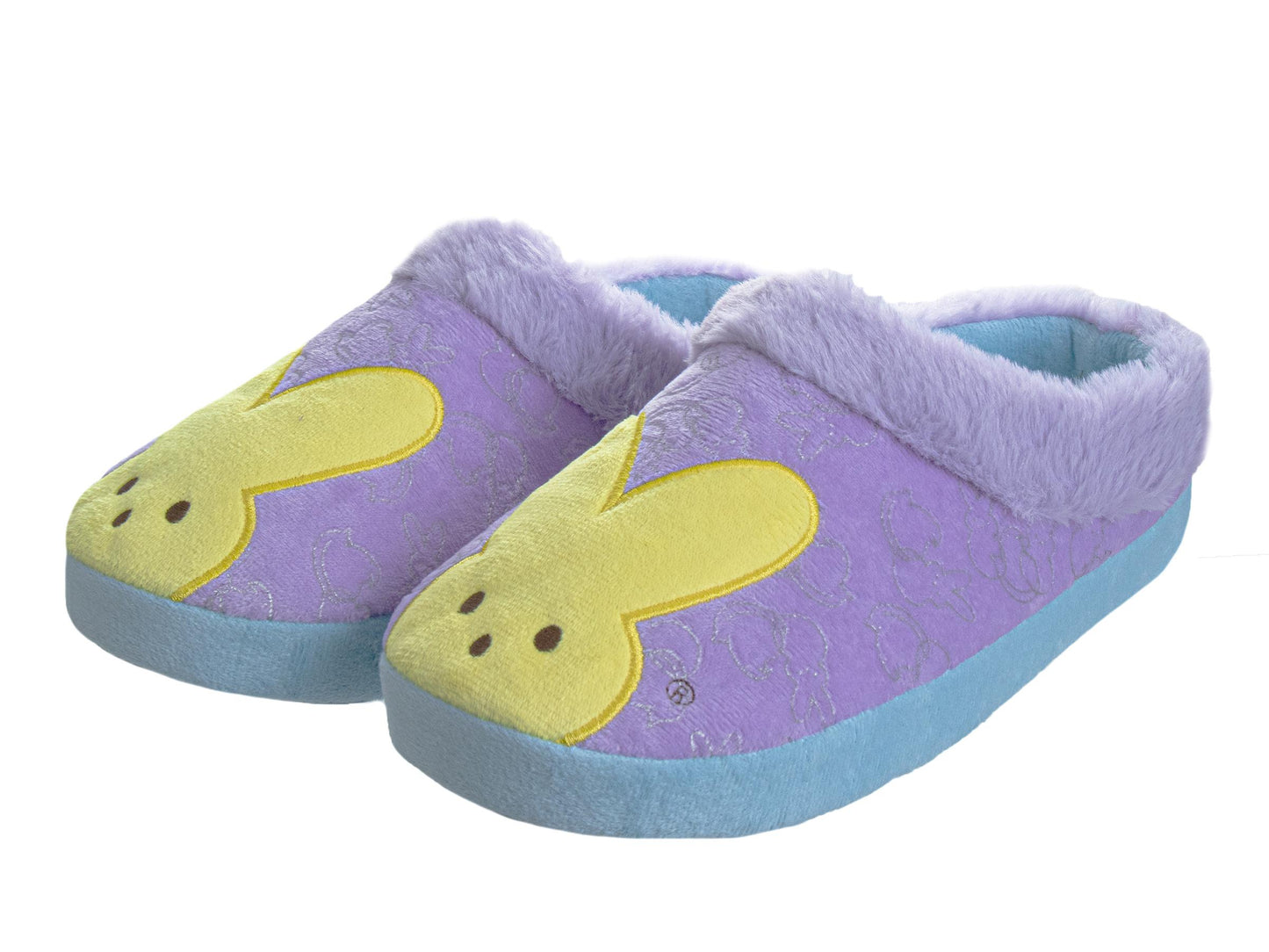 Peeps Slippers for Ladies - Soft Plush Comfort Dual Size (Adult)