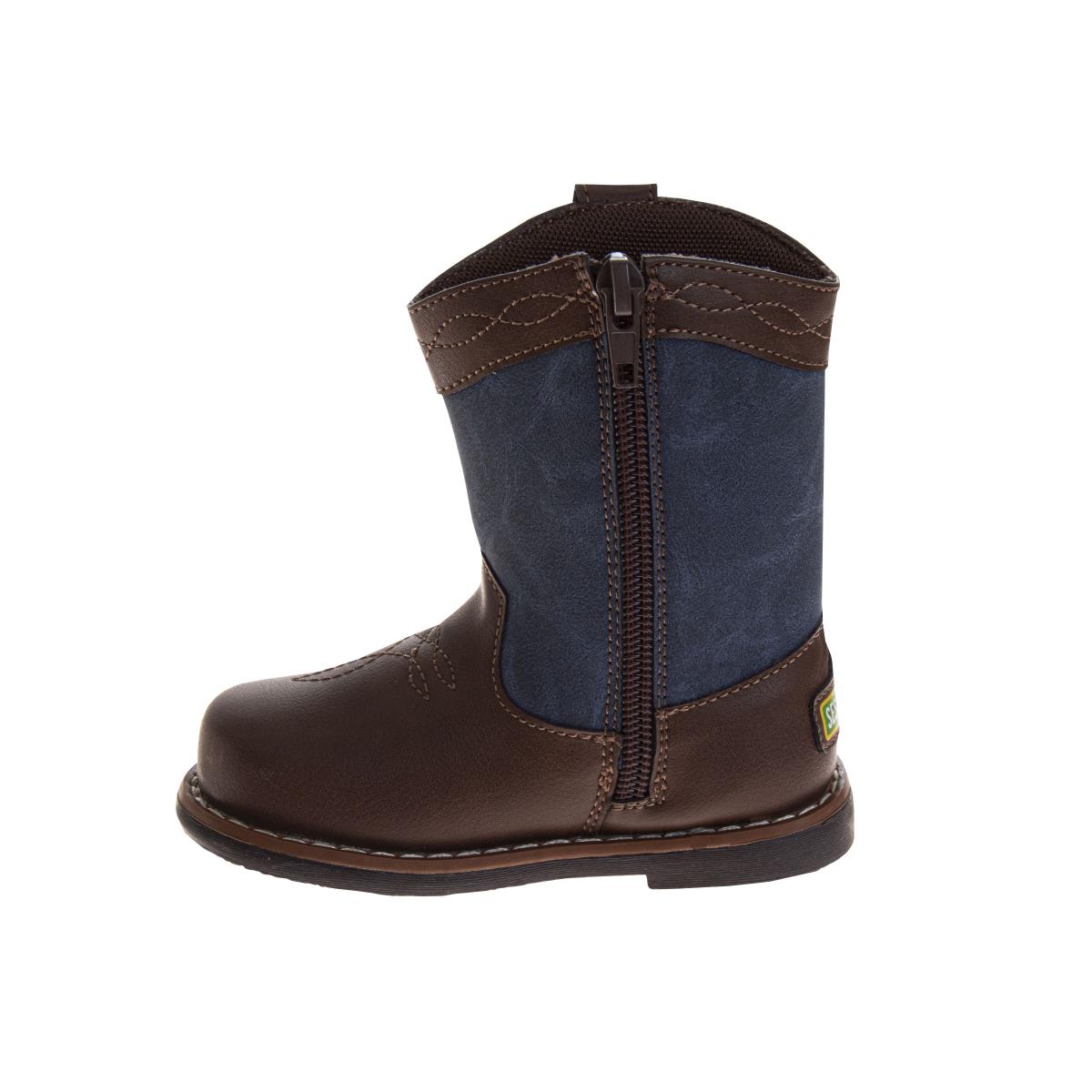 Sesame Street Elmo & Cookie Monster Cowboy Boots  Fun SideZip Footwear for Toddlers