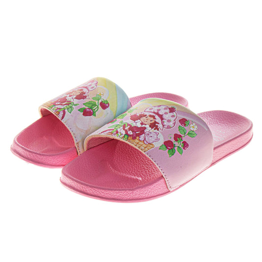 Strawberry Shortcake Girls Dual Size Slide Sandals (Little Kid / Big Kid)