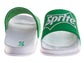 CocaCola Sprite Logo Casual Slides for Men  Comfortable Pool Sandals (Adult)