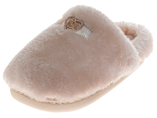 Badgley Mischka Slippers for Women - Classic Elegant Comfortable Style (Adults)