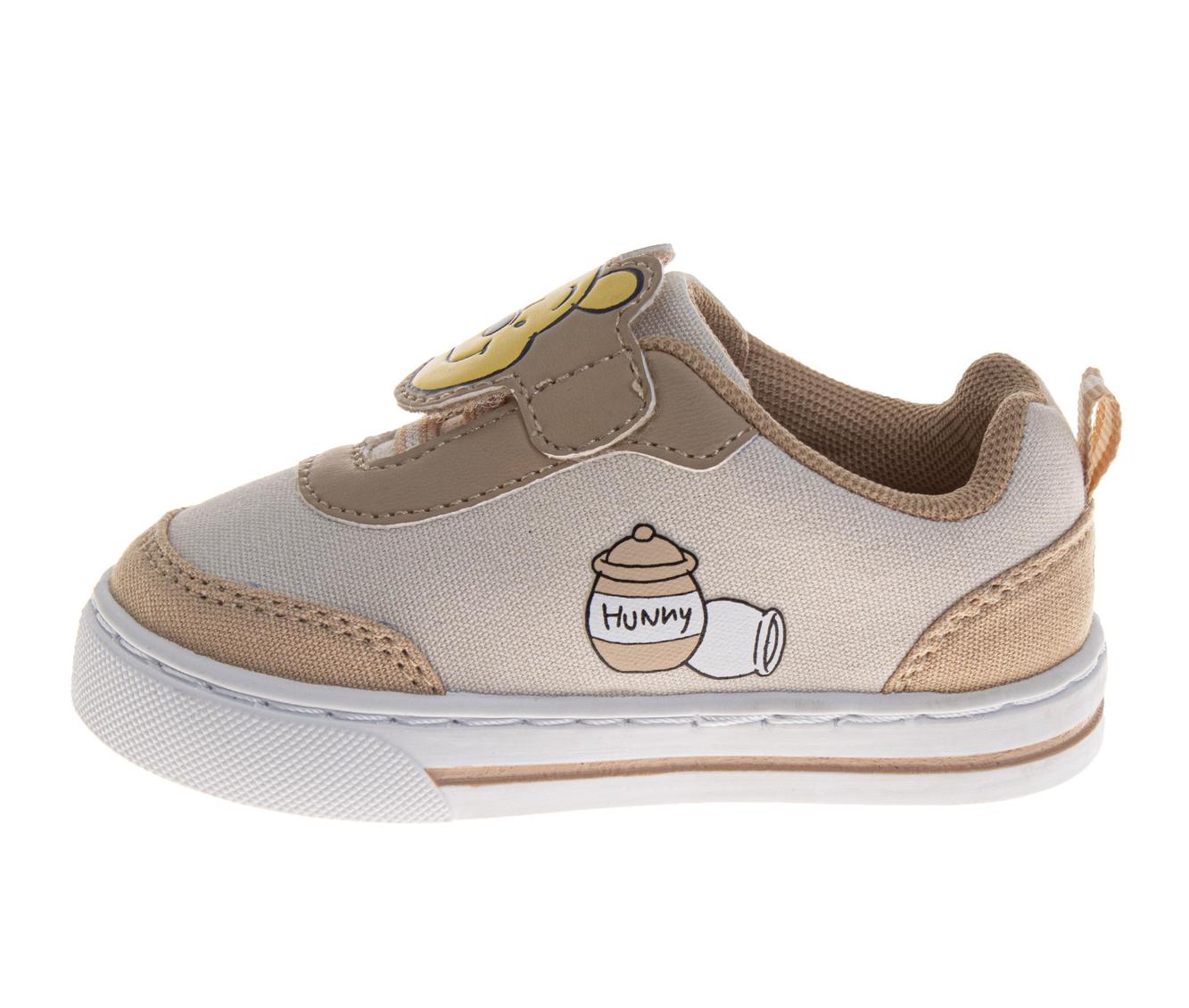 Disney Winnie The Pooh Sneakers Boys  Hundred Acre Wood Comfort Fit Casual Wear Durable Sole Easy Closure (Toddler / Big Kid)