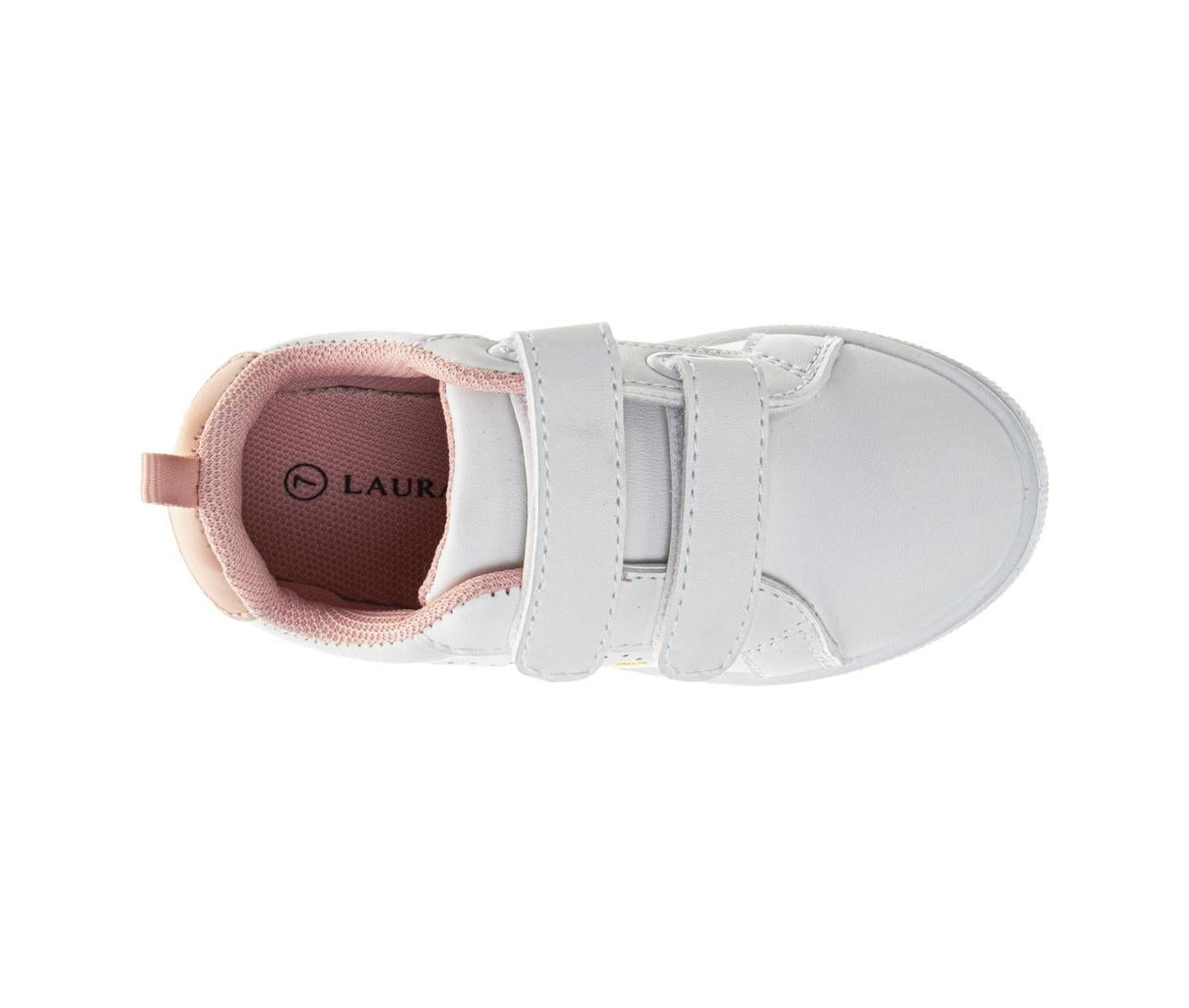 Laura Ashley Sneakers Girls'  Fashion Forward Stylish Everyday Wear Comfort Fit Durable Easy On/Off (Toddler / Little Kid)