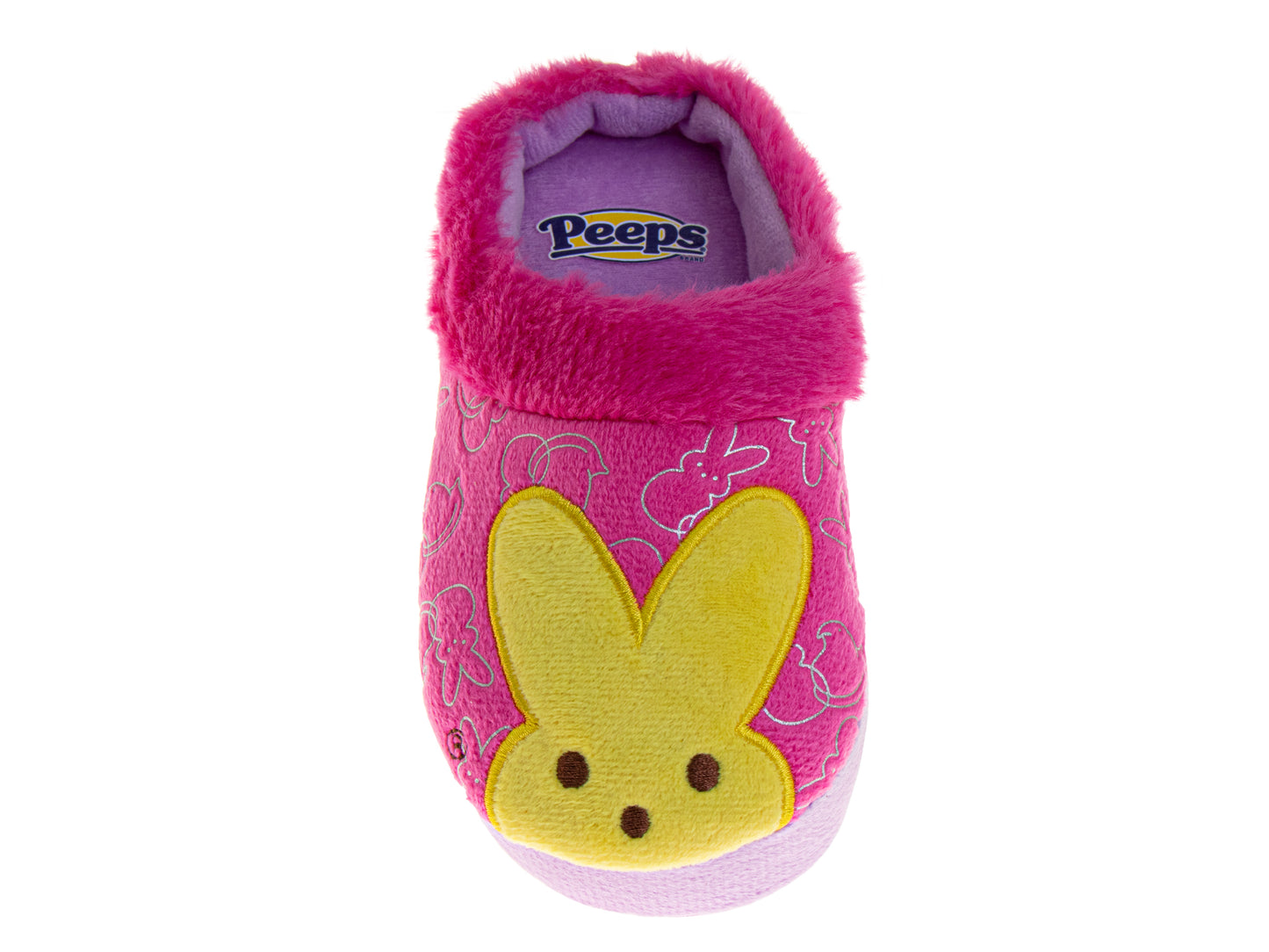 Peeps Slippers for Girls  Hot Pink Casual Soft Comfort Indoor (Toddler / Little Kid)