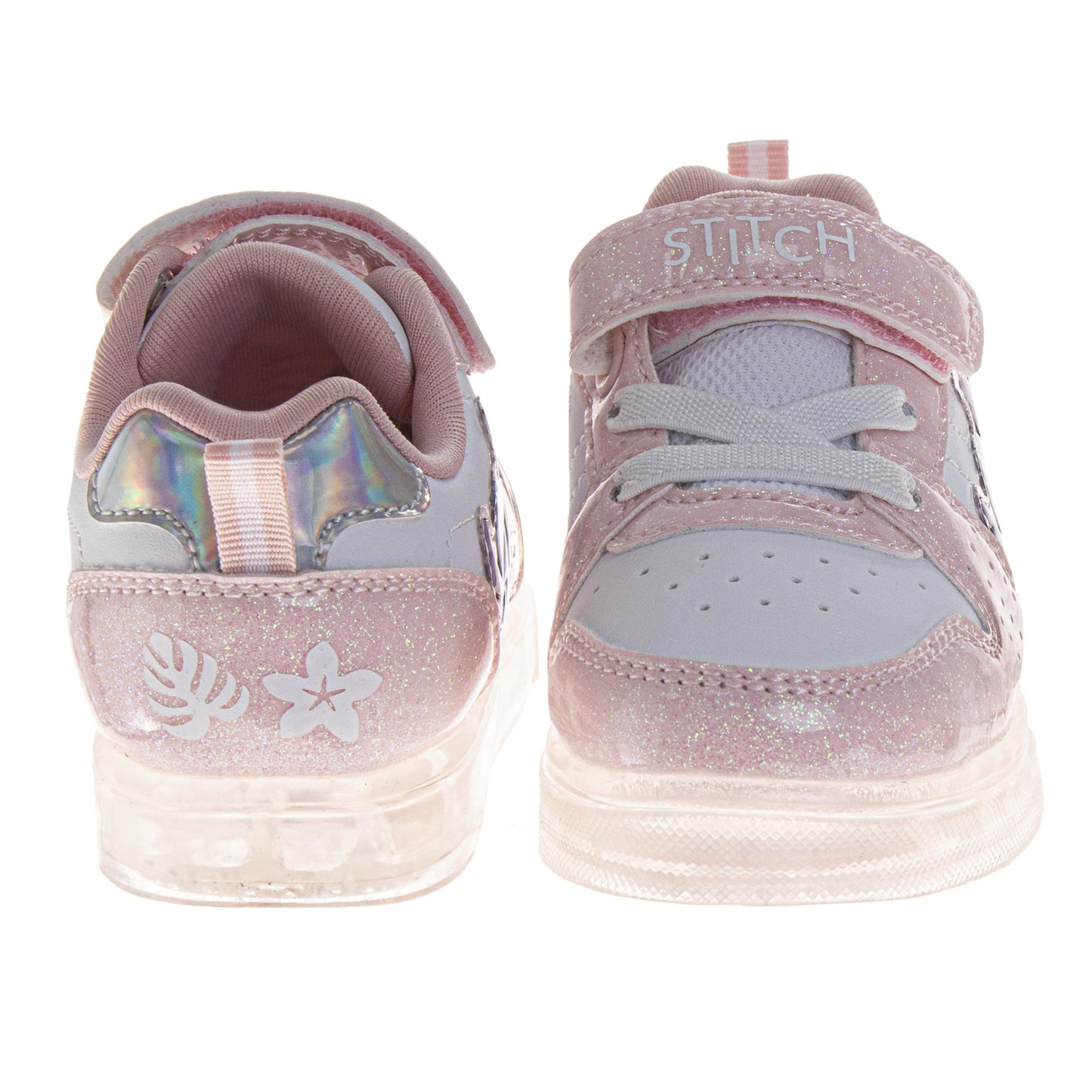 Disney Stitch Design Sneakers Girls  Cute Alien Casual Style Comfortable Fit Durable Tread Easy Wear (Toddler / Big Kid)