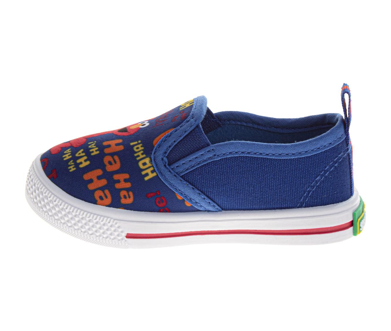 Sesame Street Boys/Girls Elmo Shoes,Slip On Sneaker Toddler,Indoor Outdoor Bottom,Toddler Size 5 to 10