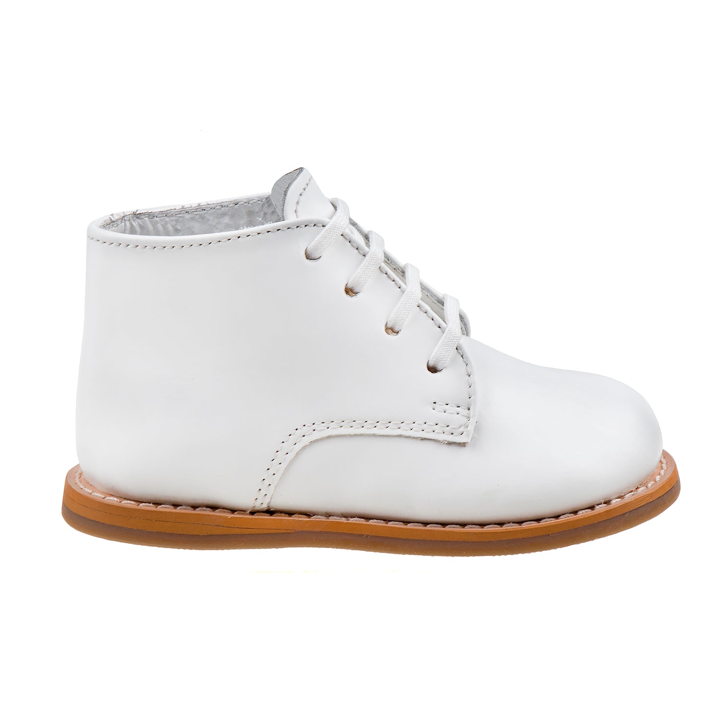Josmo Logan Baby Walking Shoes Medium Width – Boys Girls Unisex Walking Shoes First Step Walker - Leather  Non-Slip Bottom High top