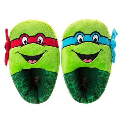 Nickelodeon Teenage Mutant Ninja Turtles Boys' Slippers  Soft, Cozy, and Fun SlipOns (Little Kid)
