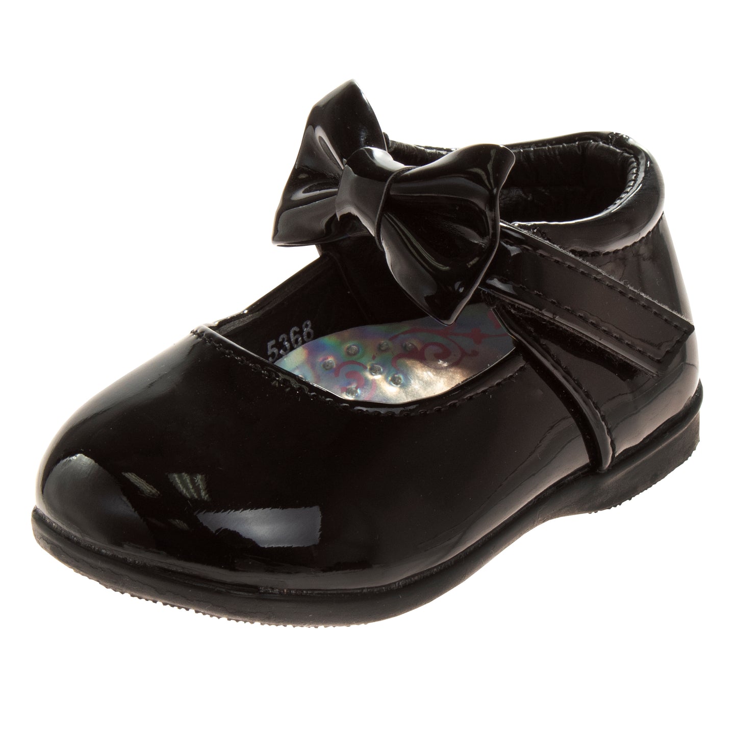 Josmo Girls' Mary Jane Dress Shoes  Classic Style with Bow Detail (Infant / Toddler)
