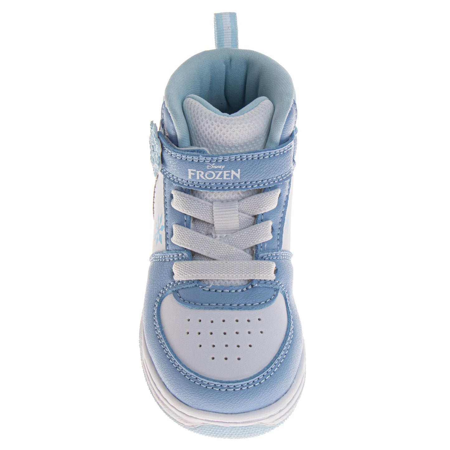 Frozen Girls Anna & Elsa High-Top Sneakers Hook and Loop with Lace-Up (Little Kid)