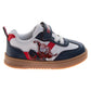 Marvel Spiderman Design Court Sneakers Boys  WebSlinger Durable Rubber Sole Athletic Support Hook and Loop Active Play (Toddler / Little Kid)