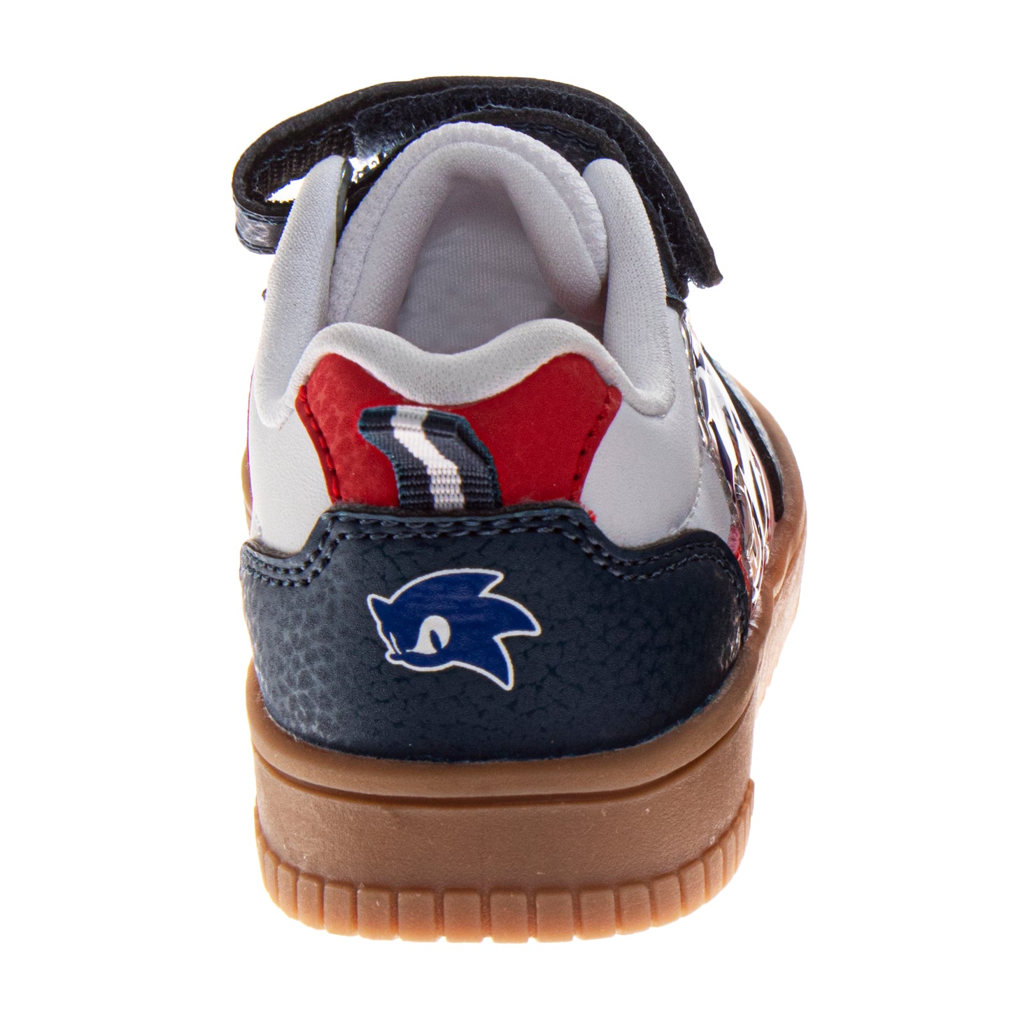 Sega Sonic The Hedgehog Sneakers Boys  Super Speed Athletic Running Adjustable Strap Lightweight Design (Toddler / Little Kid)