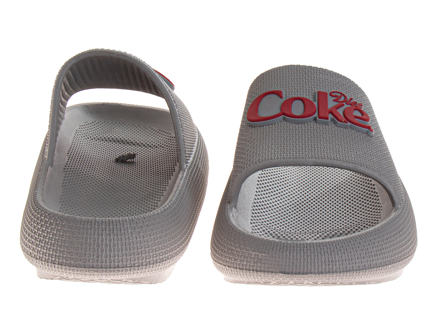 CocaCola COKE Logo Pillow Slides for Men  UltraSoft DualSize Comfort QuickDry Sandals (Adult)