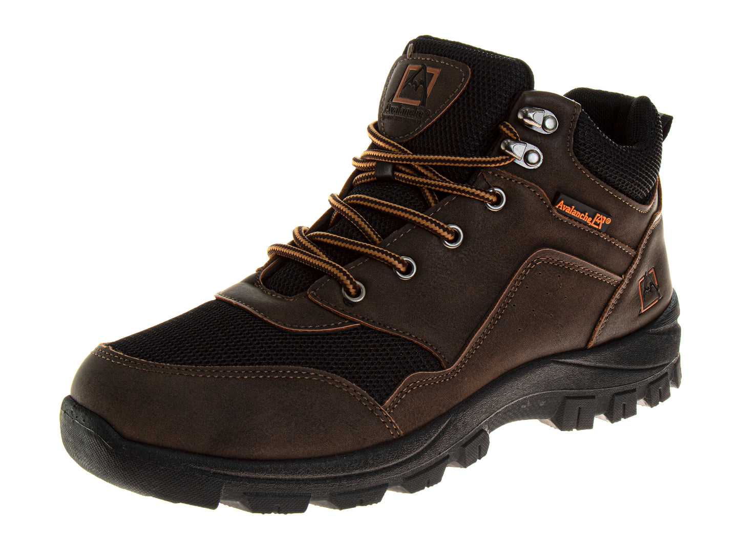 Avalanche Rugged Hiker Boots for Men  Leather HeavyDuty MultiTerrain Workwear Style (Adult)