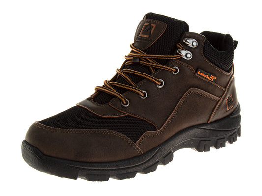 Avalanche Rugged Hiker Boots for Men  Leather HeavyDuty MultiTerrain Workwear Style (Adult)
