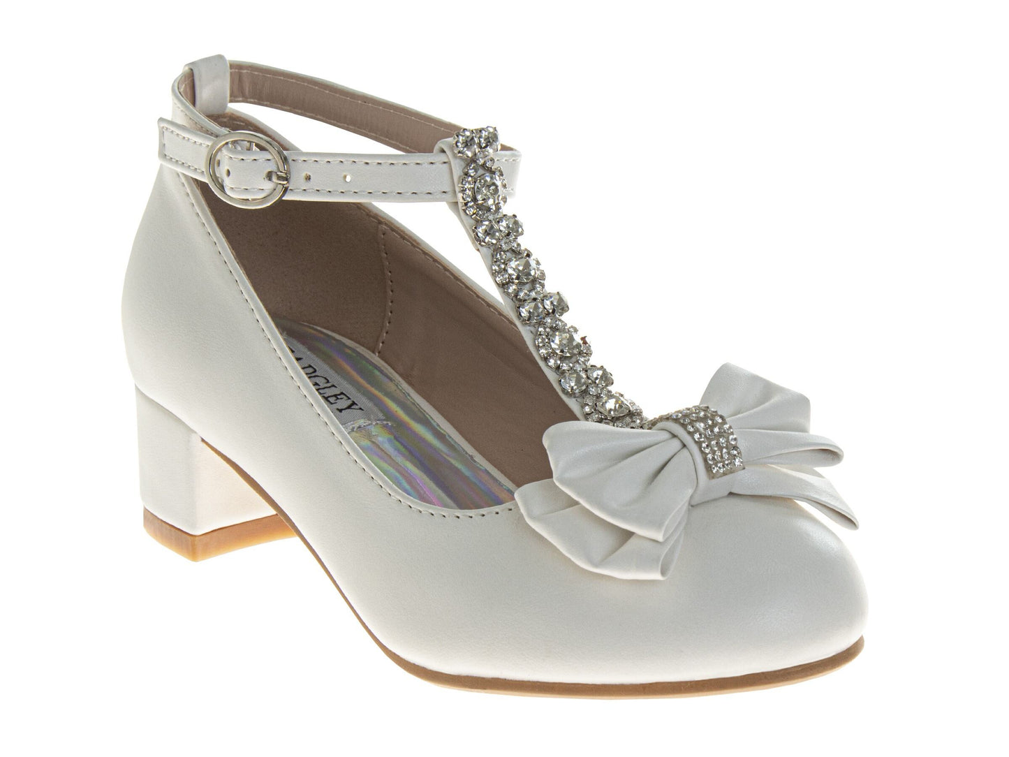 Badgley Mischka Dress Shoes Girls  Elegant Sparkle Formal Occasion (Little Kid / Big Kid)