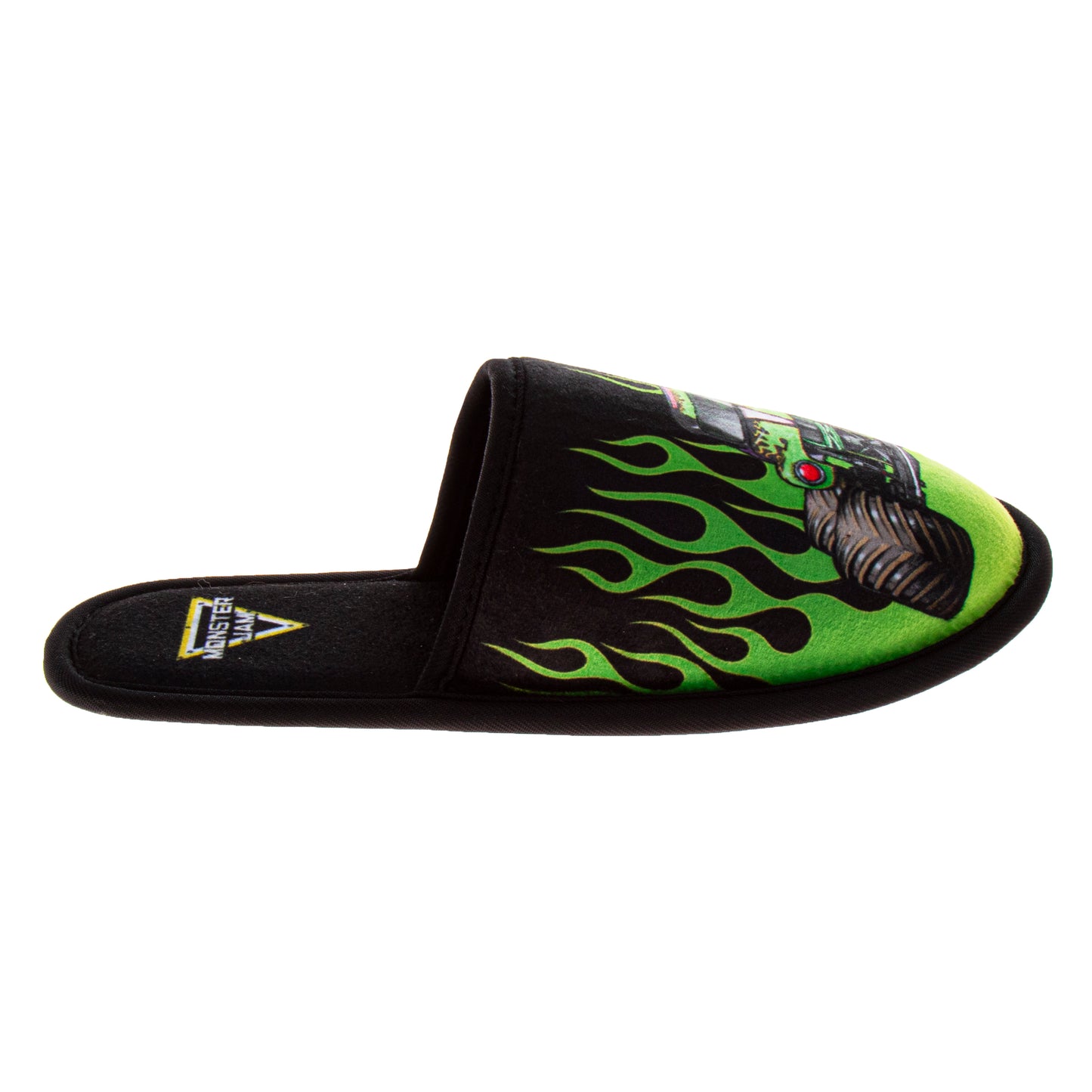 Monster Jam Boys Slippers Gravedigger Monster Truck House Shoes Indoor Cozy Plush Slippers