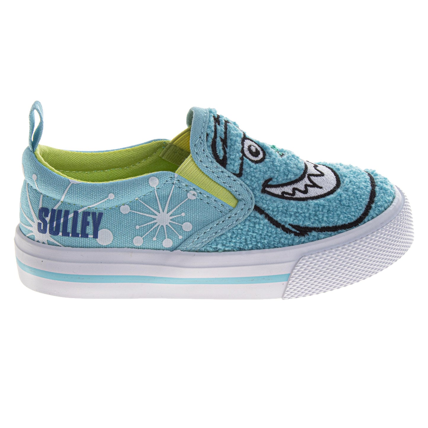 Disney Pixar Monsters Inc. Boys Mismatched Slip-On Canvas Sneakers(Toddler / Little Kid)