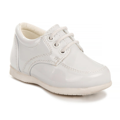 Josmo Toddler Patent Dress Shoes for Boys & Girls â€“ Classic Lace-Up Formal Shoes for Weddings, Church & Special Occasions (Infant/Toddler)