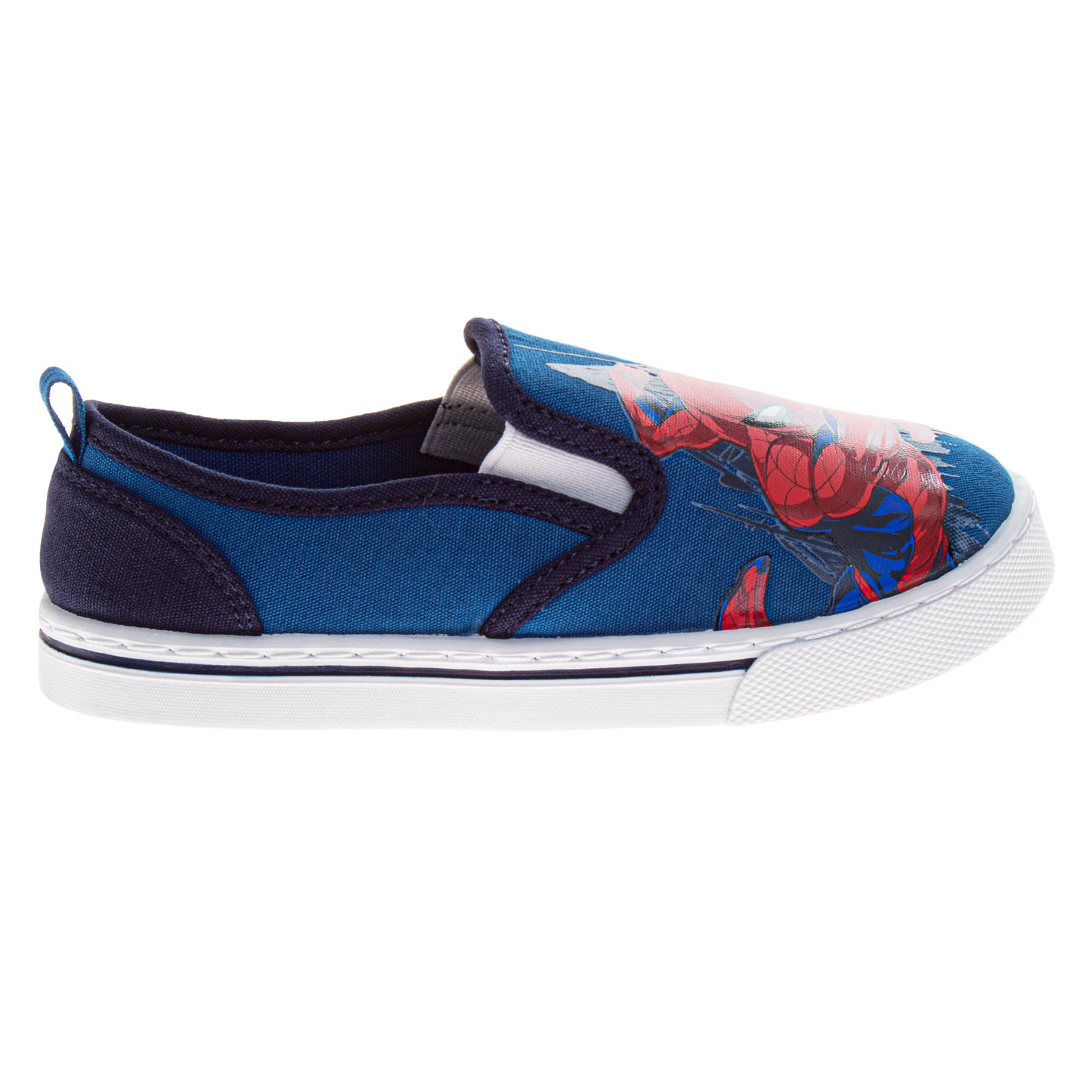 Spider-Man Boys Slip-On Canvas Sneakers (Toddler / Little Kid)