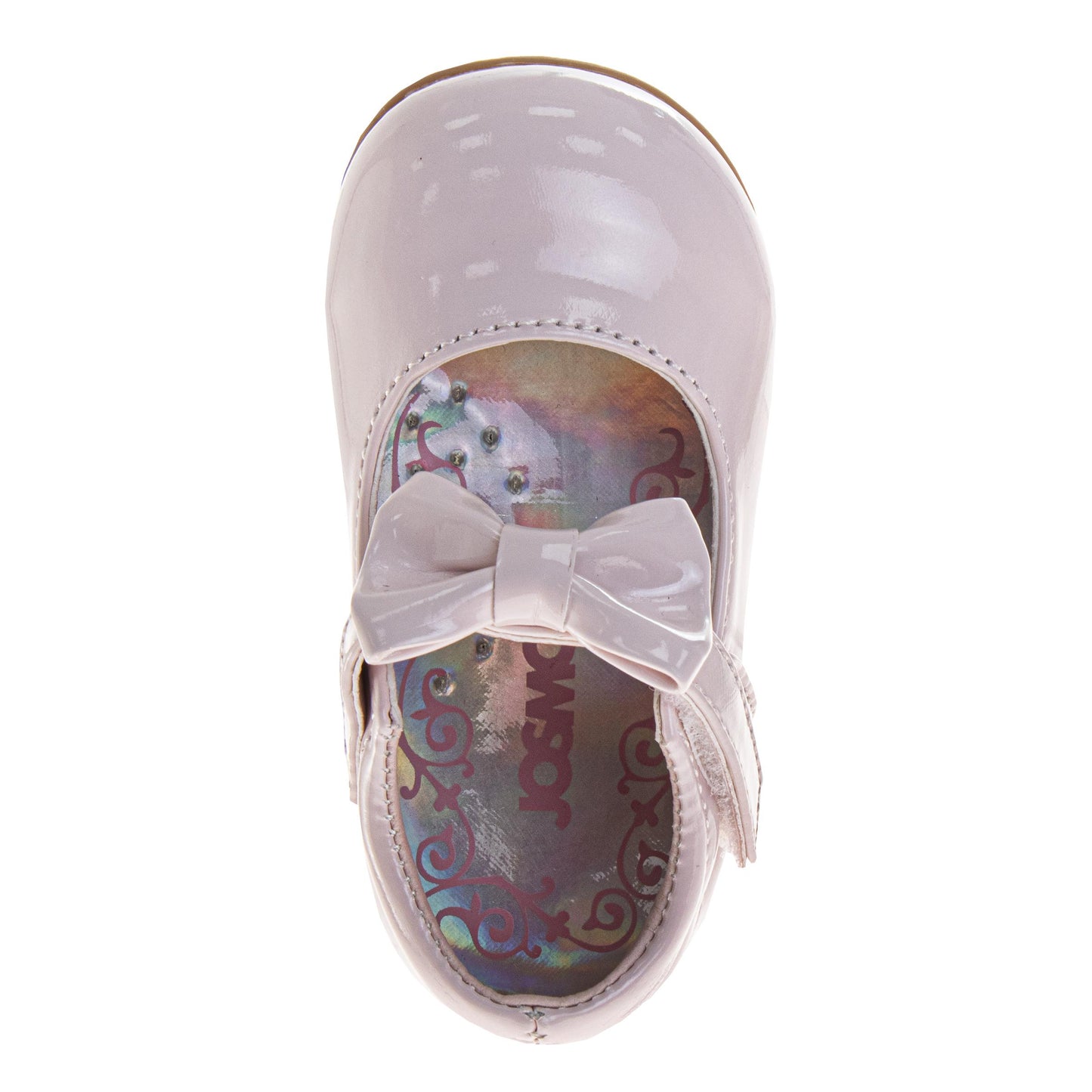Josmo Girls' Mary Jane Dress Shoes  Classic Style with Bow Detail (Infant / Toddler)