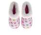 Sweethearts Conversation Hearts Slippers Girls  Cozy Furry Comfort Soft Plush Warm Lined Indoor Wear (Little Kid / Big Kid)