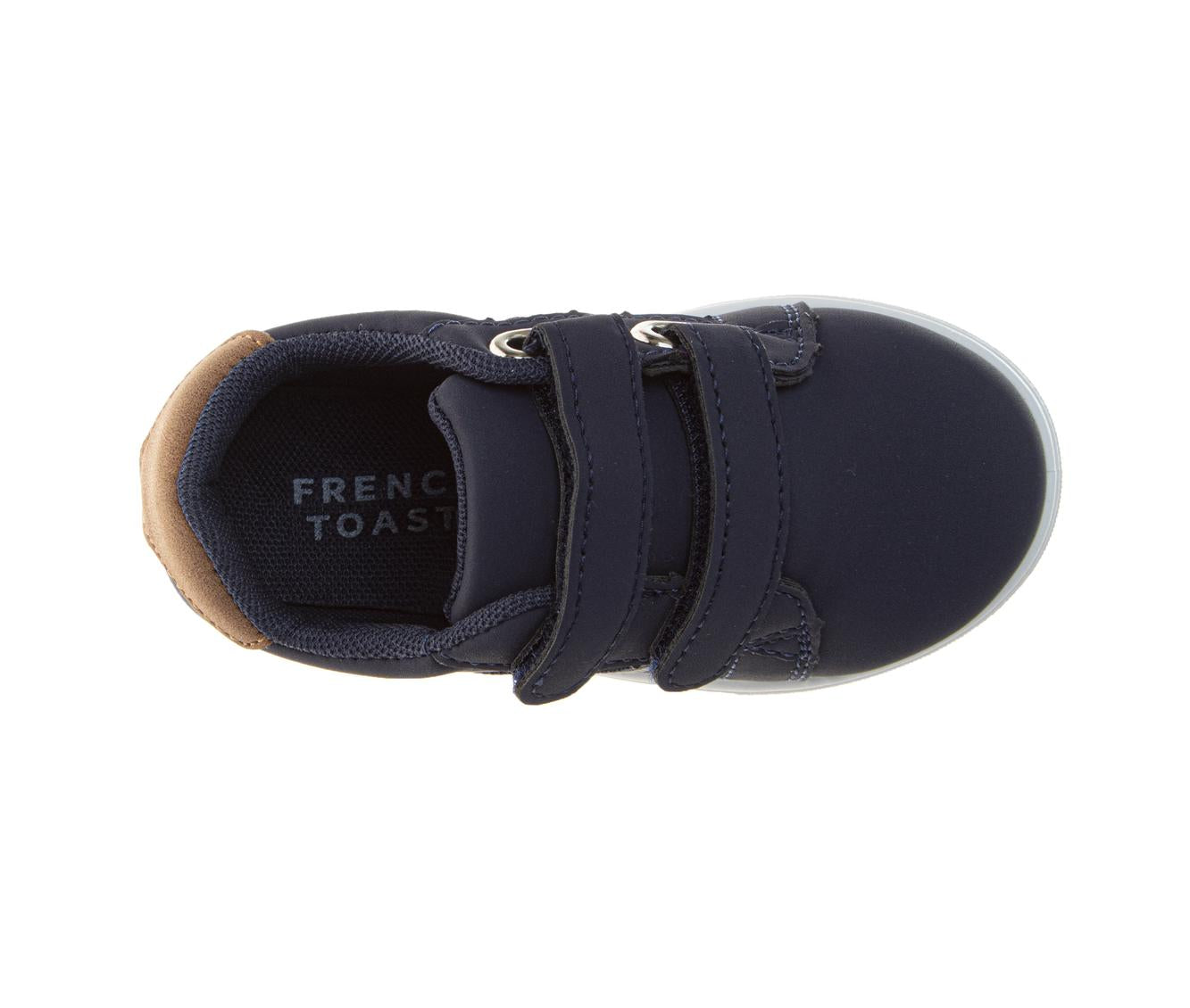 French Toast Casual Sneakers Boys'  Hook & Loop Everyday Wear Durable Comfort Fit Active Play (Toddler / Little Kid)