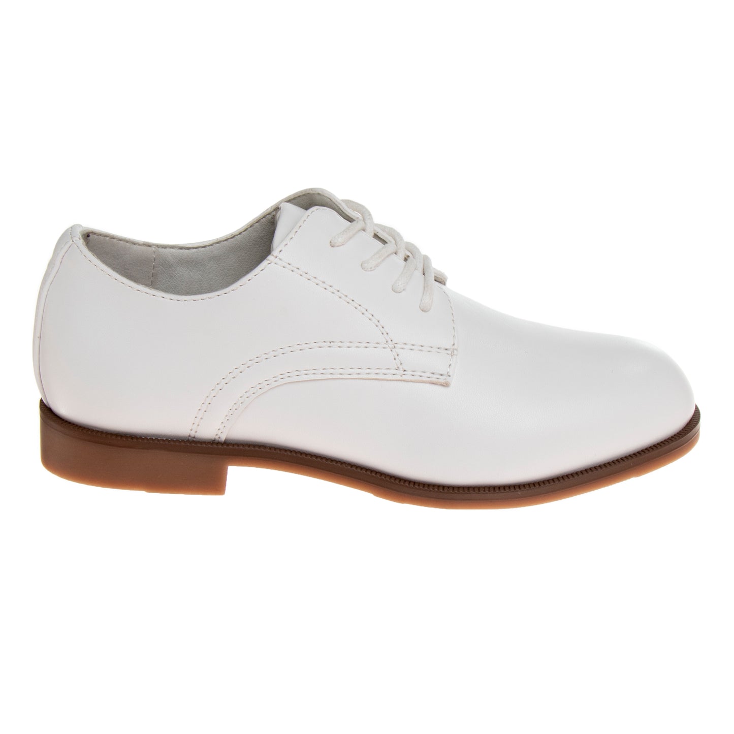 Josmo White Classic Dress Shoes Boys'  LaceUp Closure Formal Wear Stylish Elegant Comfort Fit (Little Kid)