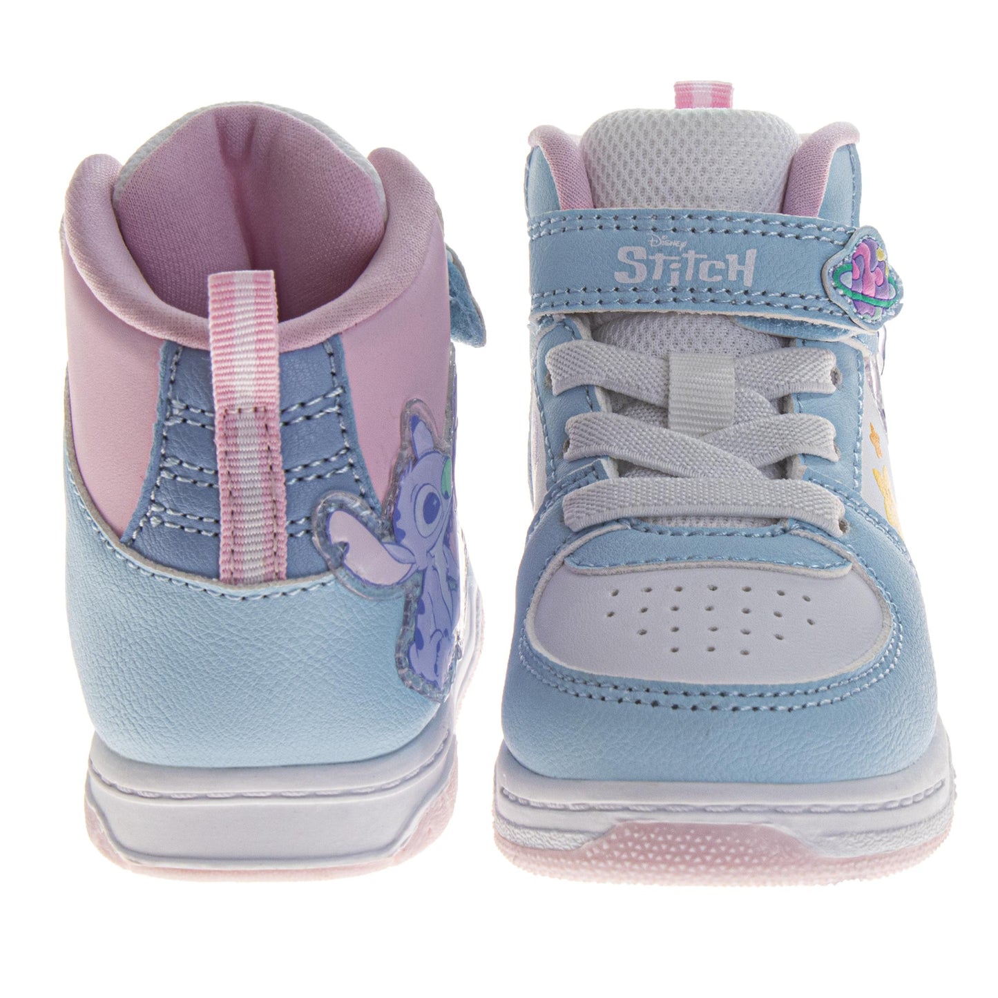 Lilo & Stitch Light Blue & Pink High-Top Sneakers (Toddlers/Little Kids)