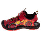 Disney Cars Boys Lightning McQueen Hook and Loop Sport Sandals – Open Toe (Toddler / Kids)
