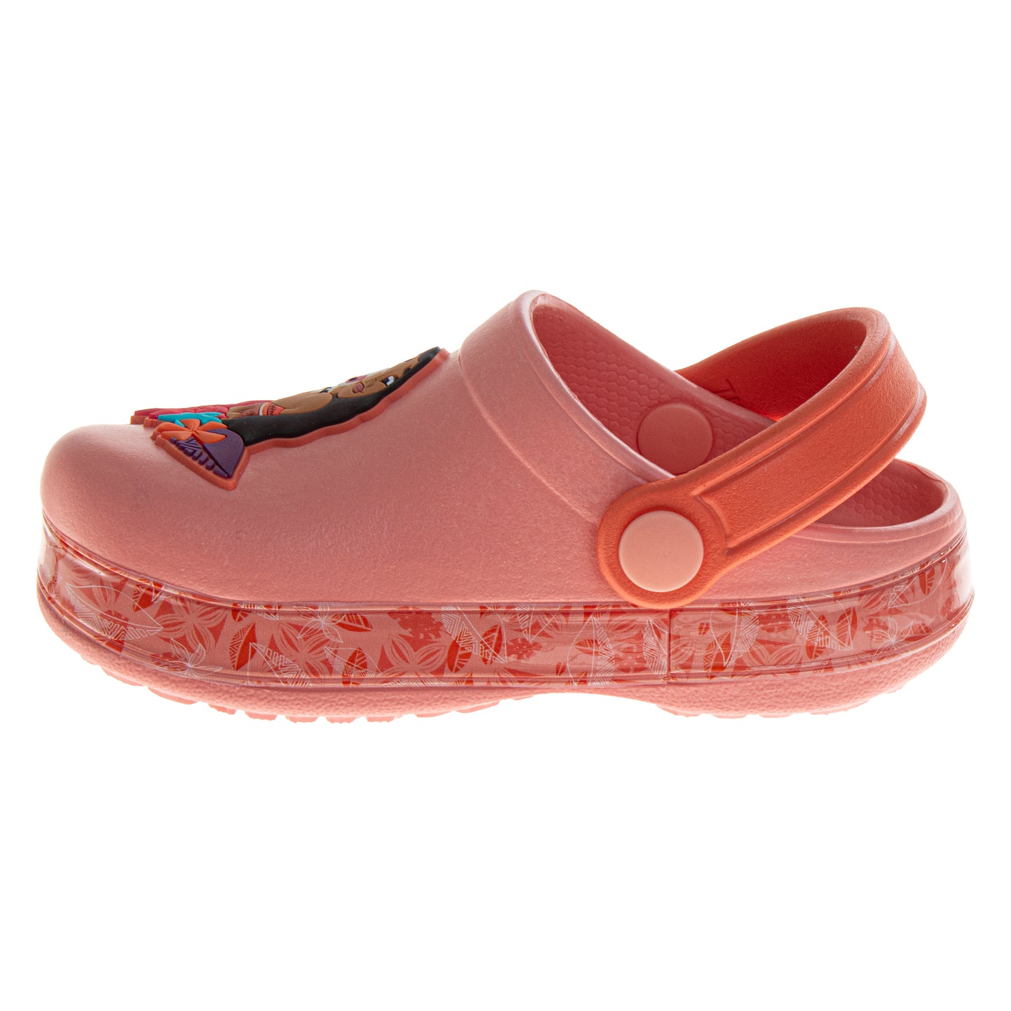 Disney Moana Girls Slip-On Clogs with Back Strap (Toddler)