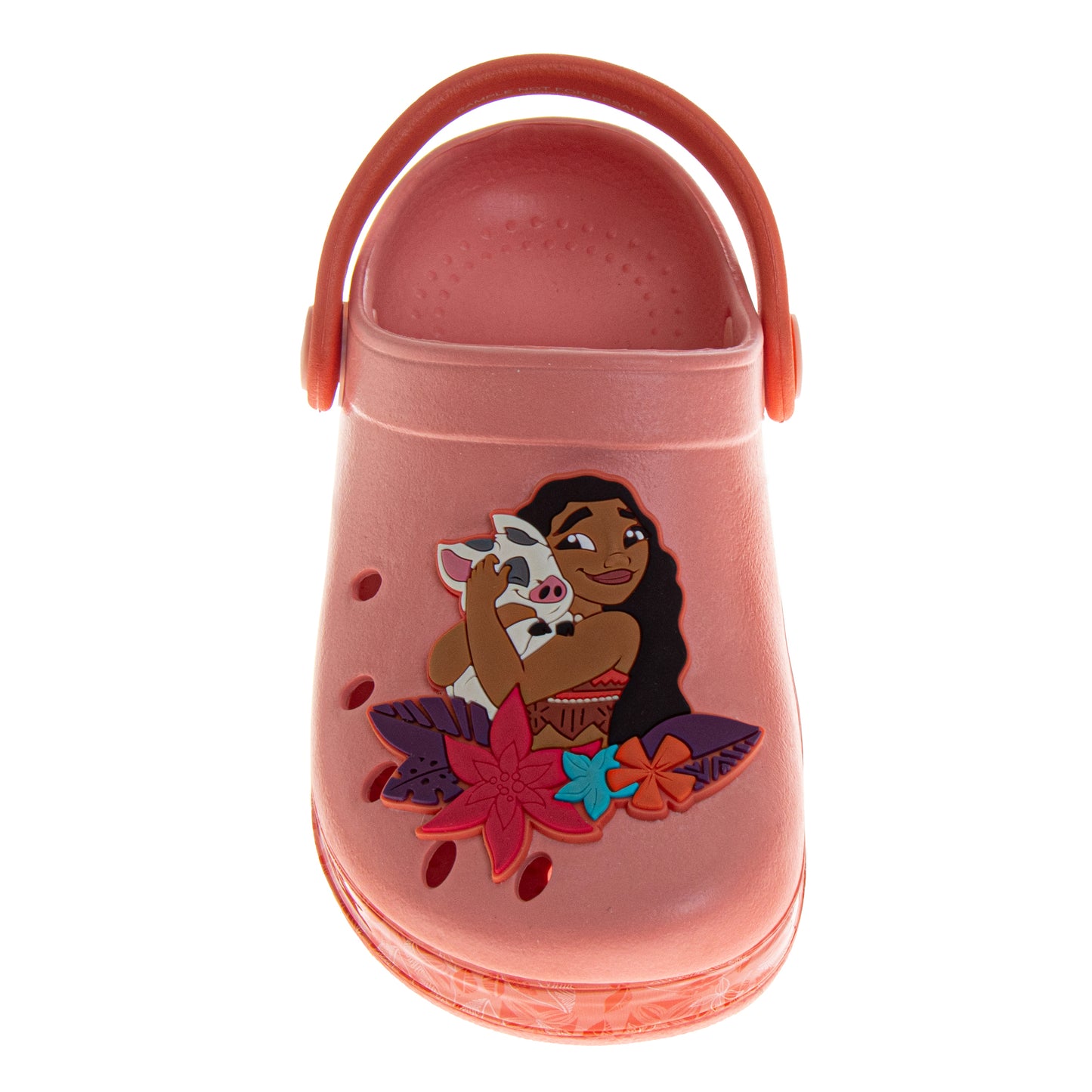 Disney Moana Girls Slip-On Clogs with Back Strap (Toddler)