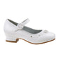 Josmo Girls Dress Shoes with Low Heels:rMary Jane Flower Girl Wedding Party  (Little Kid )
