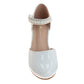Laura Ashley Rhinestones Low Heeled Dress Shoes Girls'  Elegant Formal Wear Comfort Fit Stylish (Little Kid)