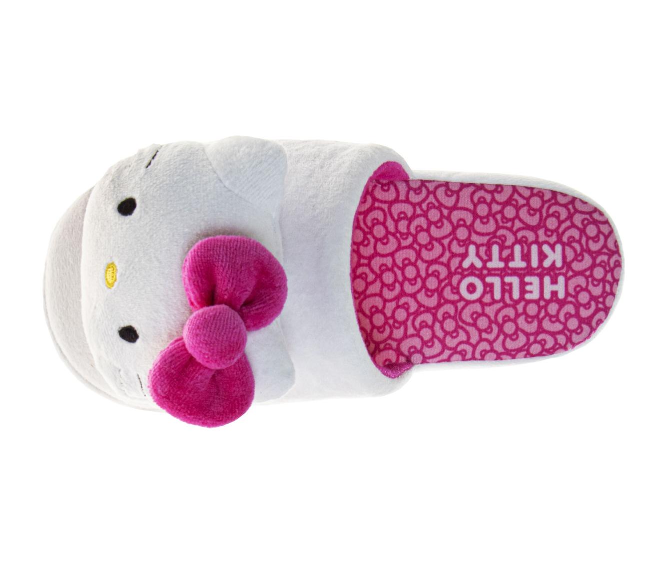 Hello Kitty Slippers for Women's  Soft Cozy Dual Size Comfort Indoor (Women’s / Adult)