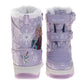 Disney Frozen Elsa and Anna Design Snow Boots Girls  Warm Lined Water Resistant Winter Ready Glitter Detail Toggle Closure (Toddler / Little Kid)