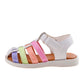 Laura Ashley Sandals Girls'  Stylish Easy On/Off Comfort Fit Summer Ready Durable Adjustable Strap (Toddler)