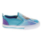 Frozen Elsa Anna Girls No Lace Shoes - Disney Character Loafer Low top SlipOn Casual Tennis Canvas Sneakers (size 5-12 toddler)