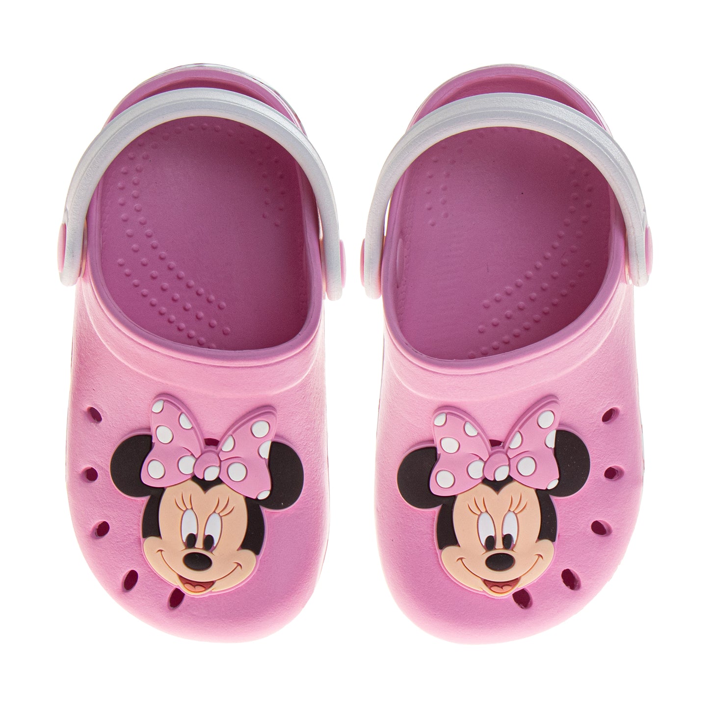 Minnie Mouse Girls Slip-On Clogs with Back Strap (Toddler)