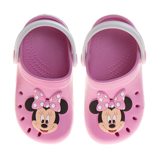 Minnie Mouse Girls Slip-On Clogs with Back Strap (Toddler)